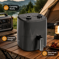 Four à friture intelligent 4L avancé, puissance de friture 100W/250W 12V ou 24V pour le camping, les camions et les voitures