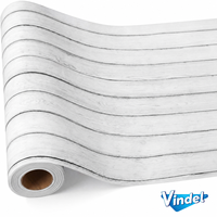 Rouleau de toile murale Vindel en tissu non tissé à motif bois pour décoration murale