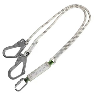 El mejor arnés de seguridad para la construcción, cuerda de escalada al aire libre <span class=keywords><strong>con</strong></span> <span class=keywords><strong>dos</strong></span> ganchos a presión - Product Image 1