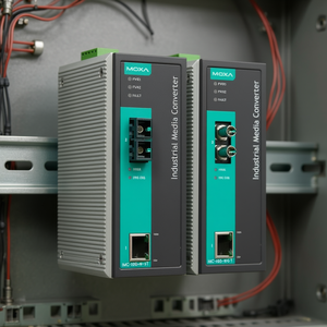 Convertisseur de média industriel Moxa IMC-101-M-SC-T Ethernet vers fibre pour usage industriel - Product Image 3