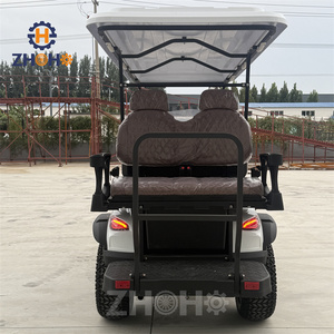 Nouvelle voiturette de golf électrique 6 <span class=keywords><strong>places</strong></span>, buggy <span class=keywords><strong>utilitaire</strong></span>, <span class=keywords><strong>meilleur</strong></span> prix, véhicules électriques, voiturettes de golf électriques avec pneus de 12/14 pouces - Product Image 4