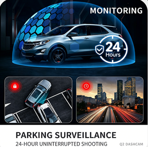 Cámara DVR Oculta para <span class=keywords><strong>Coche</strong></span> de 1.47 Pulgadas, Doble Lente 2K Delantera y 1K Trasera, 2 Canales, WIFI, ADAS, Monitoreo de Estacionamiento 24 <span class=keywords><strong>Horas</strong></span> - Product Image 6