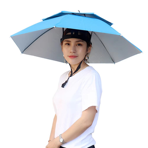 Sombrero de Pesca y Lluvia de Doble Capa para Verano, Diseño para Montar en la Cabeza, Ideal para Campismo al Aire Libre, Venta al Por Mayor - Product Image 4