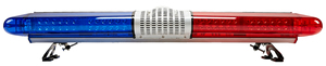 Barra de luz Led con sirena, luz estroboscópica de advertencia de tráfico para coche y Policía, 1200Mm, rojo y azul, nuevo - Product Image 1