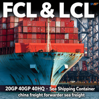 Logistique maritime FCL LCL depuis la Chine, conteneurs 20GP 40HQ High Cube, réservation de fret, agent maritime