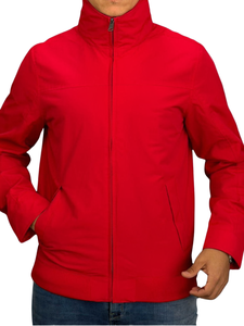 Men's Sporty Outdoor Fleece Bomber <b>Jacket</b> Waterproof Windproof Stand Collar Zipper Closure Washed OEM Service for Autumn - Product Image 4