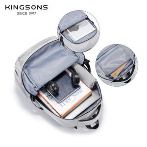 Kingsons Student Backpack 15 Inches Multiple Pockets Everyday Use Unisex - Product Image 4