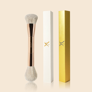 Set de Brochas de Maquillaje Planas de Doble Cabeza, Brocha Premium para Base, Corrector, Rubor y Contorno, Herramienta de Maquillaje - Product Image 1