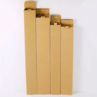 Long Strip Carton Wellpappe schachtel Verpackung für getrocknete Blumen Regenschirm Malerei Lampe Rohr Angelrute Medizinisches Instrument