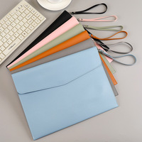 Porte-documents A4 Plus Modèle 8026 Chine Bouton-pression Cuir PU Affaires Étanche Sac à main de bureau Contrat Document Logo
