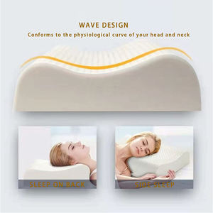 <span class=keywords><strong>Oreiller</strong></span> en Latex Contour Cervical Organique <span class=keywords><strong>Ergonomique</strong></span> Respirant pour Douleur au Cou 100% <span class=keywords><strong>Oreiller</strong></span> en Latex Talalay Naturel Queen Size - Product Image 5