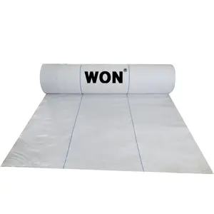 WON Hot Sale White Reflective Ground Cover Fabric Woven Geotextile Landscape Fabric White Woven Weed Mat Environmental Friendly