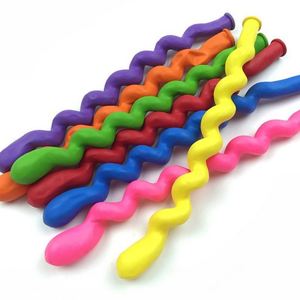Lot de 10/20/30 ballons en latex torsadés en spirale, épais et longs, en forme de bande, pour fournitures de fête, jouets gonflables - Product Image 2