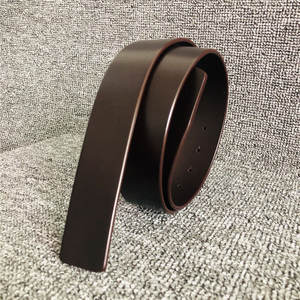 Fábrica al por mayor 3,8 cm de ancho moda cocodrilo sin hebilla cinturones famoso diseñador hombres Top cinturón de cuero genuino sin hebilla - Product Image 6