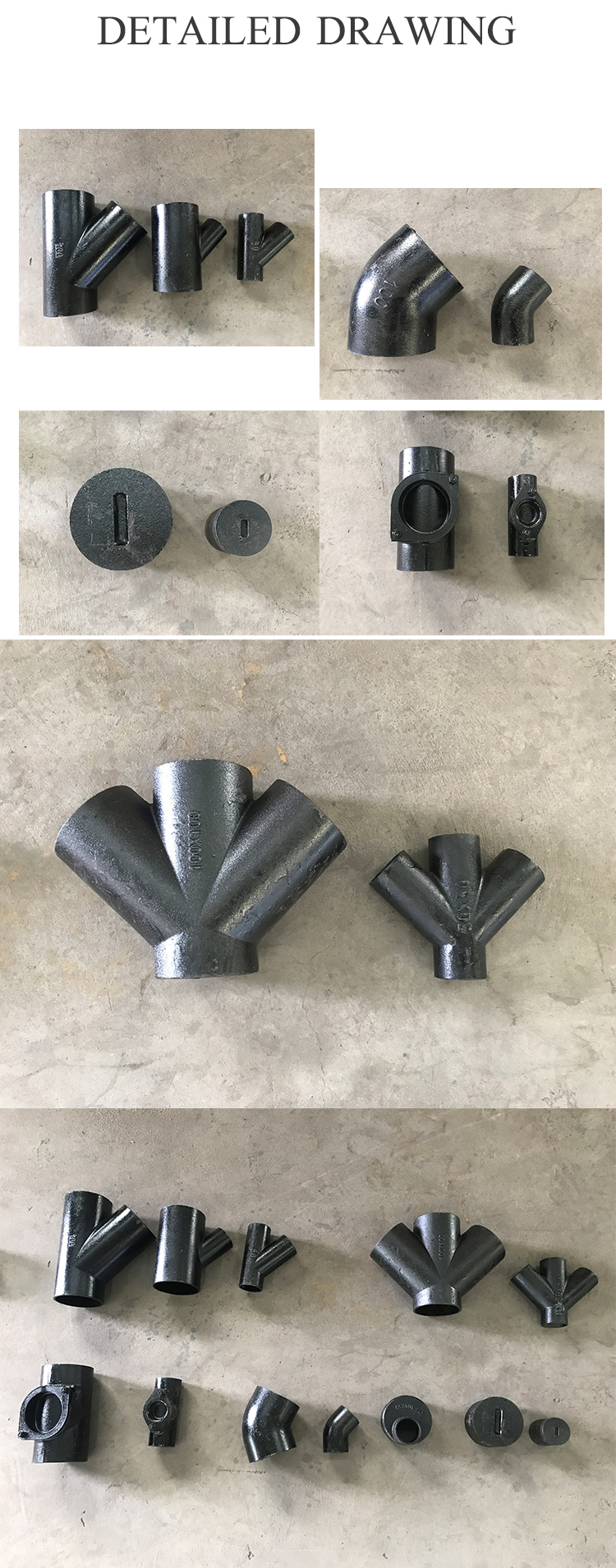 Galvanized steel iron pipe Fitting threaded Malleable Iron Plumbing materials Cast Iron Ppr Pipes And Fittings