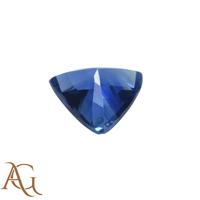 Saphir bleu naturel en gros, pierre libre de forme trillion, pierre précieuse facettée pour la fabrication de bijoux, de 1 mm à 8 mm, certifié