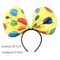 Accessoires de tête et bandeaux pour Halloween, festivals, soirées dansantes et spectacles, incluant chapeaux de clown et bandeaux de clown