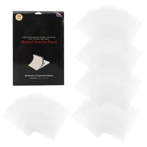 Transparent <b>Tattoo</b> Transfer Film 50pcs Clear Stencil Pattern <b>Paper</b> for Thermal <b>Tattoo</b> Transfer Machine - Product Image 2