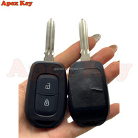Coque de clé télécommande de voiture à 2/3 boutons pour Renault Sandero Dacia Logan Lodgy Dokker Duster Trafic Clio4 Master3 pour VAUXHALL VIVARO