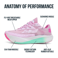 Chaussures de course légères et respirantes en maille pour hommes et femmes, avec soutien de la voûte plantaire, amorti, embout large, logo personnalisé, OEM