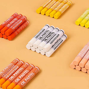 Ensemble de crayons de couleur pastel à l'huile soyeuse 24 couleurs pour enfants - Product Image 2