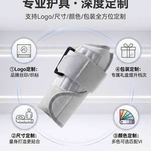 Wrist Brace With Aluminum Plate Support Breathable Hard <b>Plastic</b> <b>Strip</b> Unisex Sports Protection - Product Image 5