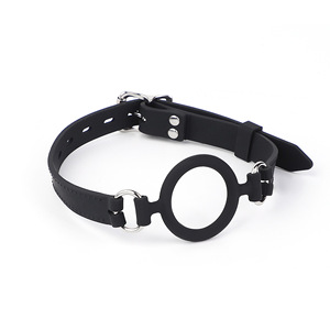 Silicone Mouth Ring Adult Gag Training Device For Passionate Domination With <b>Biting</b> Ring Feature - Product Image 1