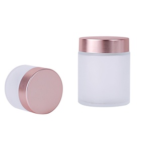 Tarros de Vidrio Esmerilado Rosa Dorado de 100g, 20g, 30g, 50g, 1oz, para Crema Facial, Envases de Lujo Vacíos de 5g para Cosméticos - Product Image 3