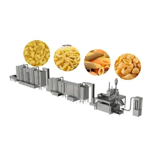 Máquina de alimentos industrial directa de fábrica, línea de producción de pasta, máquina de procesamiento de extrusora de macarrones, Precio de línea