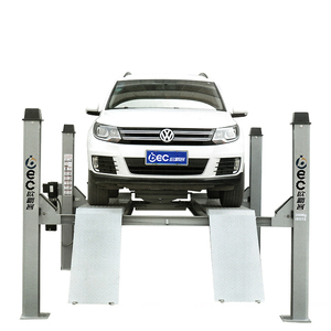 Ascenseur de voiture à quatre poteaux 4T 5T 6T palan de véhicule hydraulique 4 poteaux/4 poteaux ascenseur d'alignement ascenseur de stationnement de voiture/ascenseur de voiture Promotion - Product Image 3