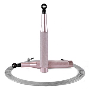 Cuerda de saltar de aluminio ajustable, <span class=keywords><strong>Ultra</strong></span> rápida, sin enredos, salto de velocidad de calidad premium para deportes y fitness, venta al por mayor - Product Image 4