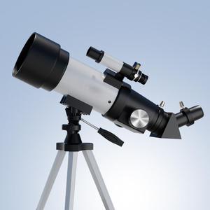 F70400 Astronomisches Teleskop Weiß-Schwarz Hochauflösende Vergrößerung für Sternbeobachtung Mondbeobachtung Geschenk-Teleskop - Product Image 3