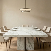 Dalle de marbre blanc Calacatta minimaliste moderne, parfaitement adaptée aux salons de villas haut de gamme, aux murs décoratifs des halls d'hôtels de luxe