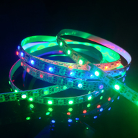 Bande lumineuse LED numérique adressable Dream Color SMD 5050 5V 12V 5m WS2812 WS2812b RGBW Rgbic RGB SK6812