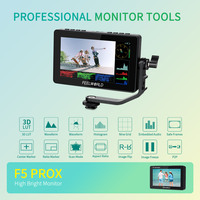 FEELWORLD kamera Dslr, Monitor lapangan F5 PROX DSLR 5.5 inci 1600nit layar sentuh kamera Dslr Monitor hd sangat terang