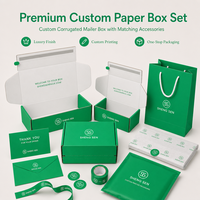 Boîtes d'expédition personnalisées sans plastique, boîtes d'expédition express biodégradables, boîtes en papier colorées pour l'emballage de sous-vêtements, logo