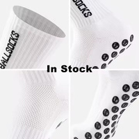 Vente en gros de chaussettes de football à bas quantité minimale de commande chaussettes de football athlétiques chaussettes de sport antidérapantes