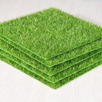 Micro-paysage intérieur/extérieur, plantes artificielles, verdure, gazon artificiel, tapis de décoration pour balcon, matière plastique