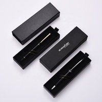 Boîte d'impression de luxe écologique tiroir organisateur stylo aveugle cadeau boîte en papier rigide avec logo