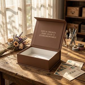 Boîtes cadeaux personnalisées en papier kraft, emballages en papier, boîtes pliables recyclables pour les petites entreprises, coffret cadeau de bijoux, vente en gros - Product Image 2