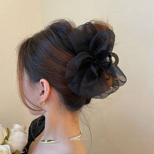 Clip d'arc en maille haut de gamme à la mode 2025 nouvelle pince à cheveux couvre-chef - Product Image 1