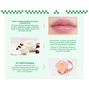 Baume à lèvres hydratant et éclatant personnalisé en gros d'usine, enrichi en minéraux, pour des lèvres douces - Product Image 2