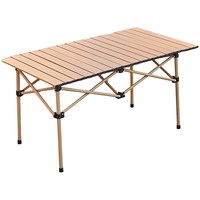 Table de camping pliante légère et moderne avec plateau en aluminium 95x55x50cm pour pique-nique en plein air et utilisation hôtelière Uetco
