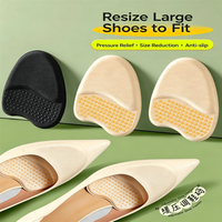 Coussinets de mémoire en mousse pour chaussures à talons hauts pour femmes, demi-pointure, antidérapants, protection des pieds, anti-douleur, super doux, grande taille