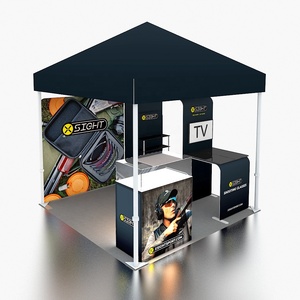10x10ft tùy chỉnh di động <span class=keywords><strong>Pop</strong></span> <span class=keywords><strong>Up</strong></span> thiết bị nhôm triển lãm thương mại không thấm nước ngoài trời gian hàng triển lãm - Product Image 1