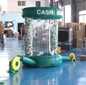 ตู้โชว์เครื่องเป่าเงินแบบพองได้ลูกบาศก์เงินสดผ้าอ๊อกซ์ฟอร์ด - Product Image 6