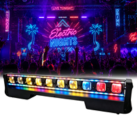 Oferta Especial: Luz Móvil de Cabeza Móvil 10x12W Wash Beam con Halo, DMX512 Pixel RGBW Blanco, Alto CRI 90, Aleación de Aluminio, para DJ, Clubes y Bodas
