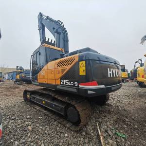 Excavadora hidráulica Hyundai 215-9 usada de 21 toneladas en excelentes condiciones, los componentes principales de Corea incluyen motor y motor a la venta - Product Image 4