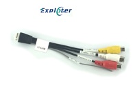 Interface de caméra de recul avec DTV et 3 entrées vidéo, connexion AV 12V pour Peugeot 3008 (explotec)