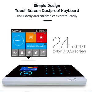 433/868Mhz 4G WIFI Smart Home Sistema de seguridad antirrobo integrado con cámara HD 1080P - Product Image 2